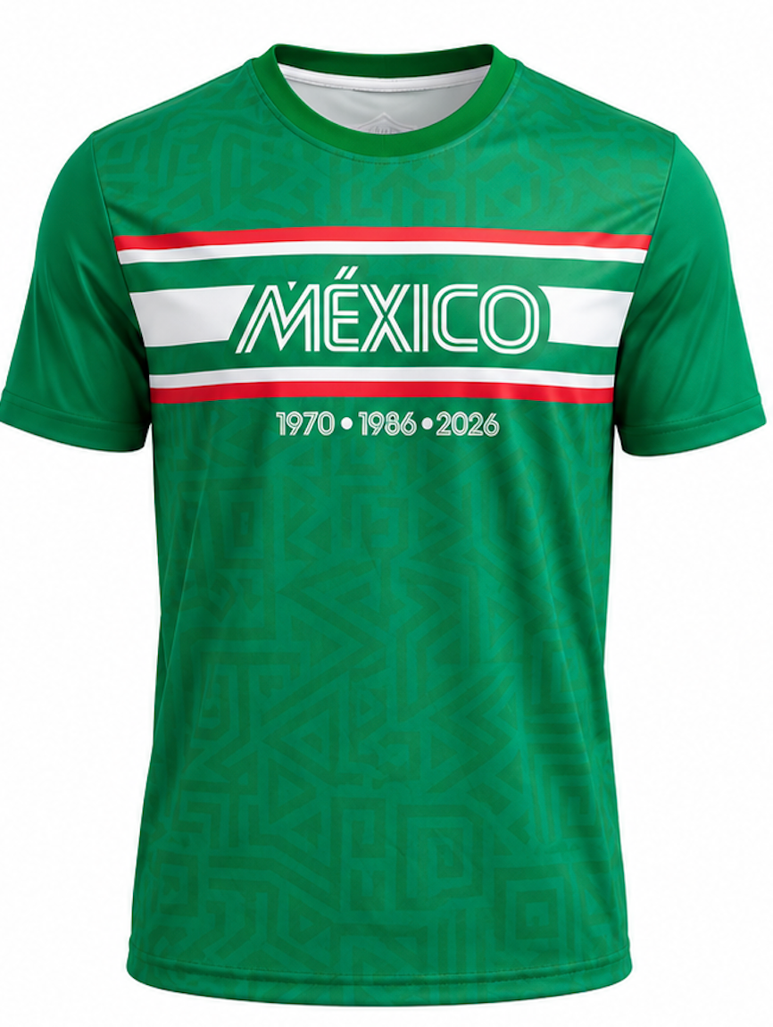 Jersey FTK México Tres Mundiales Verde