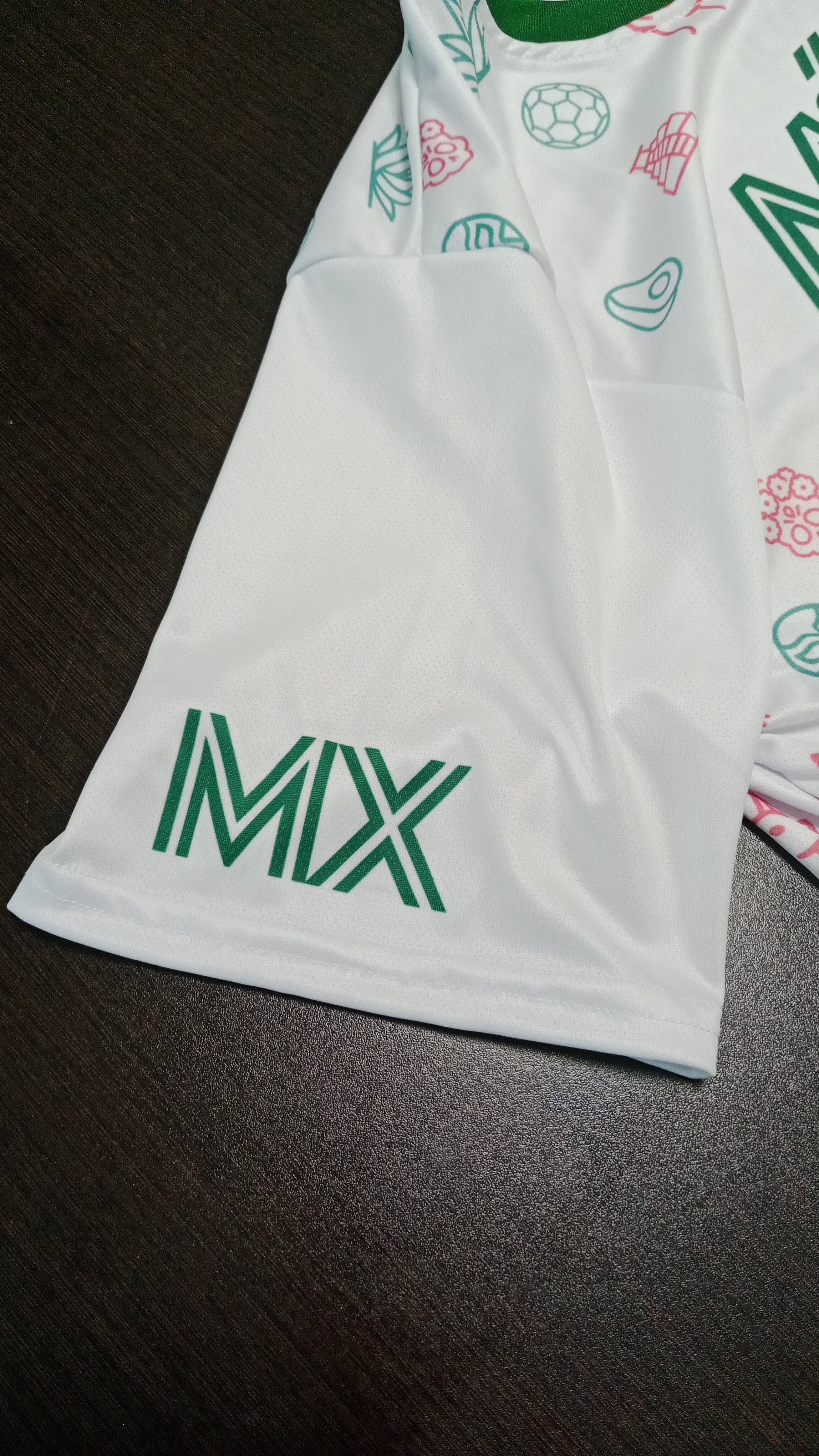 Playera FTK México Folklore Blanca