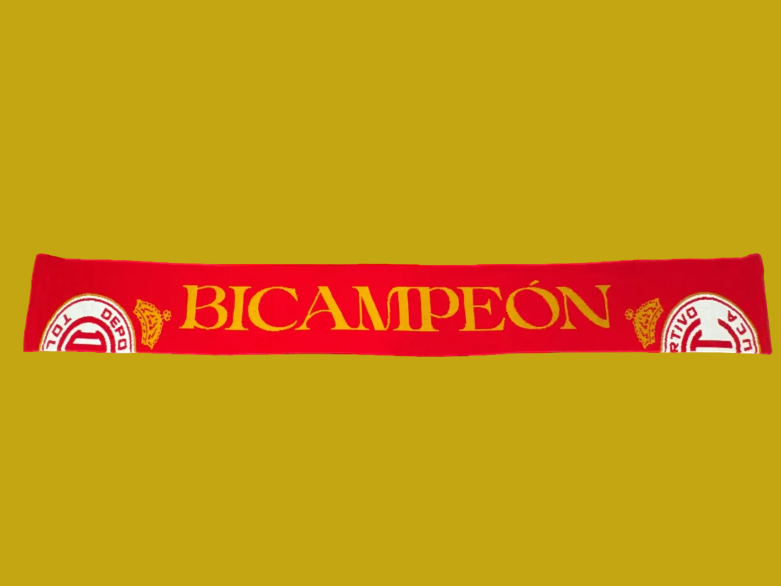 Bufanda FTK Toluca Bicampeón Golden